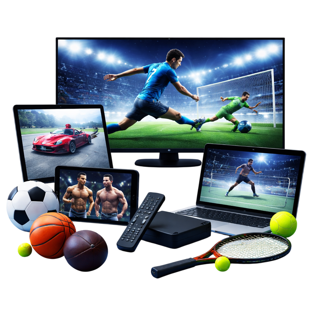 Pandora IPTV op alle apparaten — live sport en entertainment op Smart TV, laptop, tablet en smartphone